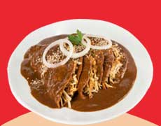 Enchiladas de Mole